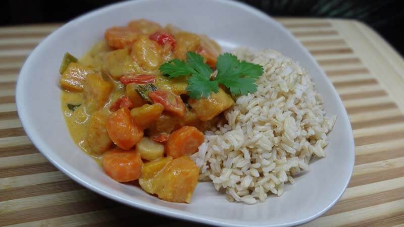 Aromatyczne curry z dyni w wersji wege